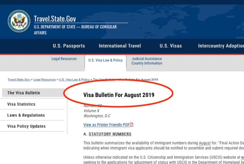 Visa Bulletin August 2023 India PELAJARAN