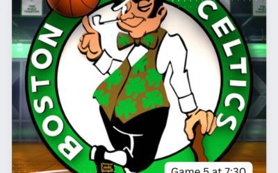 Let’s go Celtics!! See you tonight for game 5! $7.95 Pizzas until the kitchen closes! #celtics #moodyst #pizza #redsox